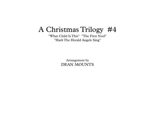 Book cover for A Christmas Trilogy #4 (Brass Quintet)