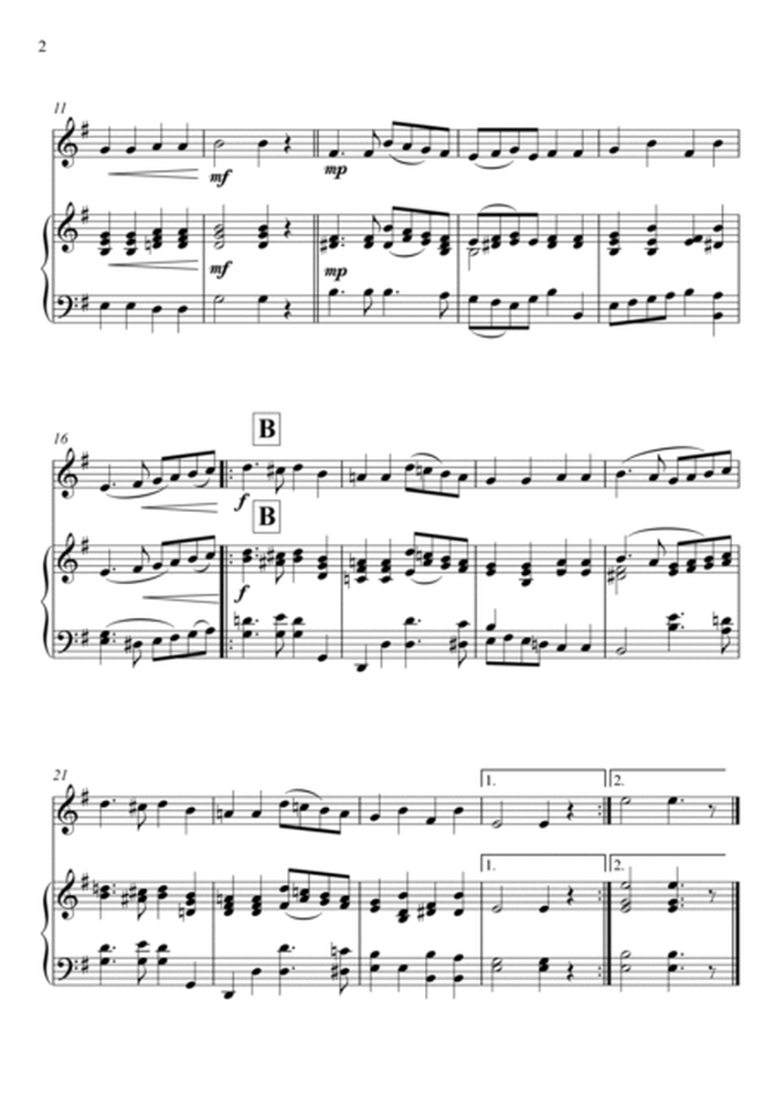 Shche ne vmerla Ukrayina (Ukrainian National Anthem) - violin + piano (Score/part inc)