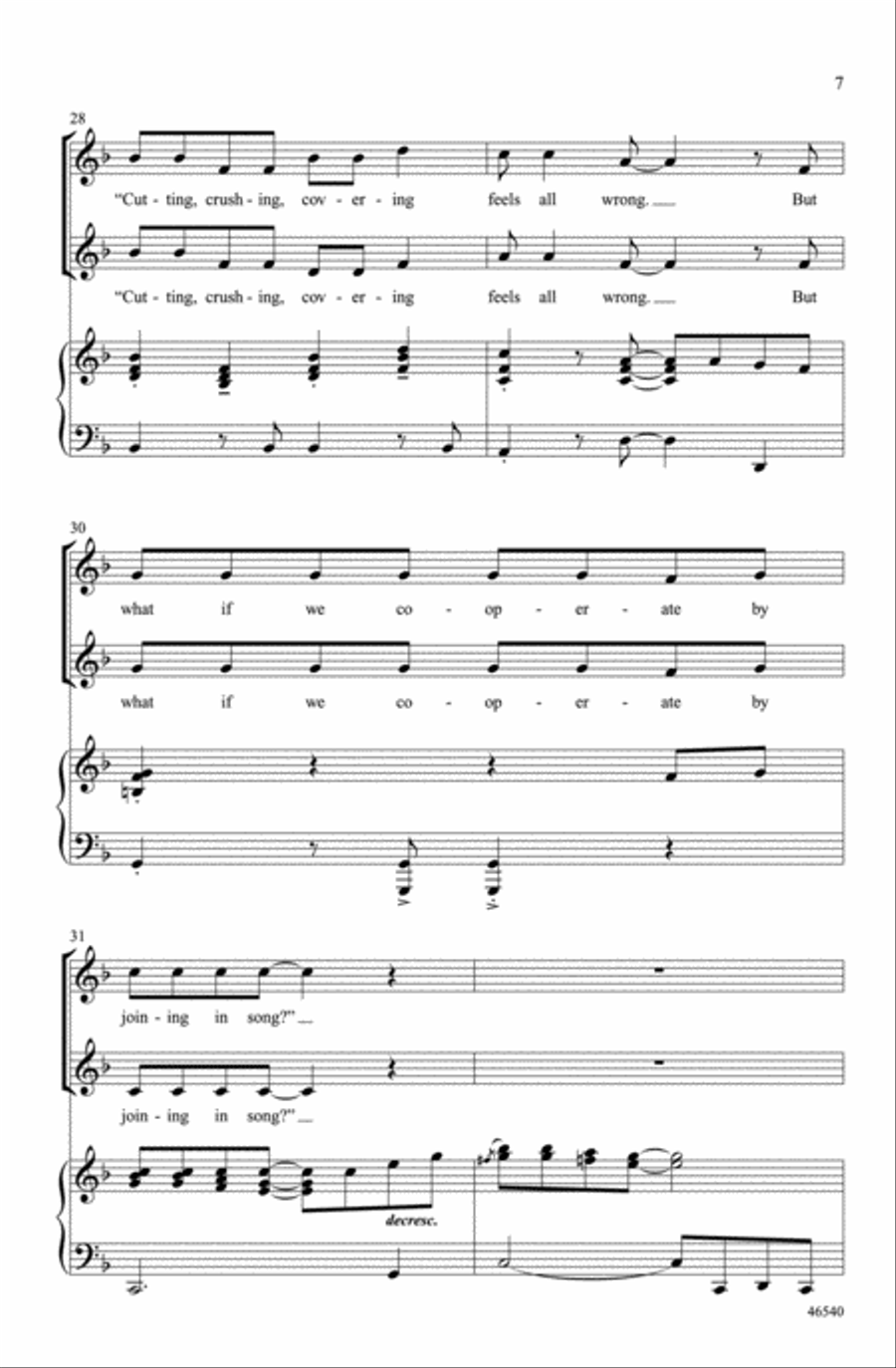 Rock, Paper, Scissors Rock, Paper, Scissors Choir scores gallery preview page 6