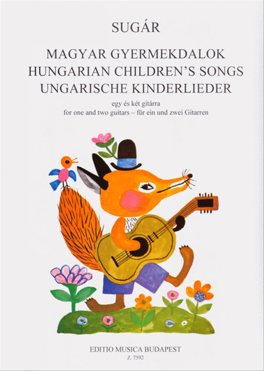 Ungarische Kinderlieder für ein und zwei Gitarre Classical Guitar scores gallery preview page 1