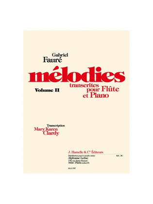 Book cover for Melodies Vol.2 (flute & Piano)