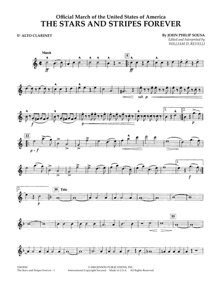 The Stars and Stripes Forever - Eb Alto Clarinet