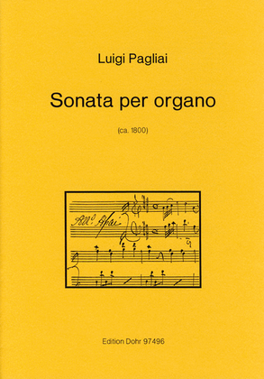 Book cover for Sonata per organo (ca. 1800)