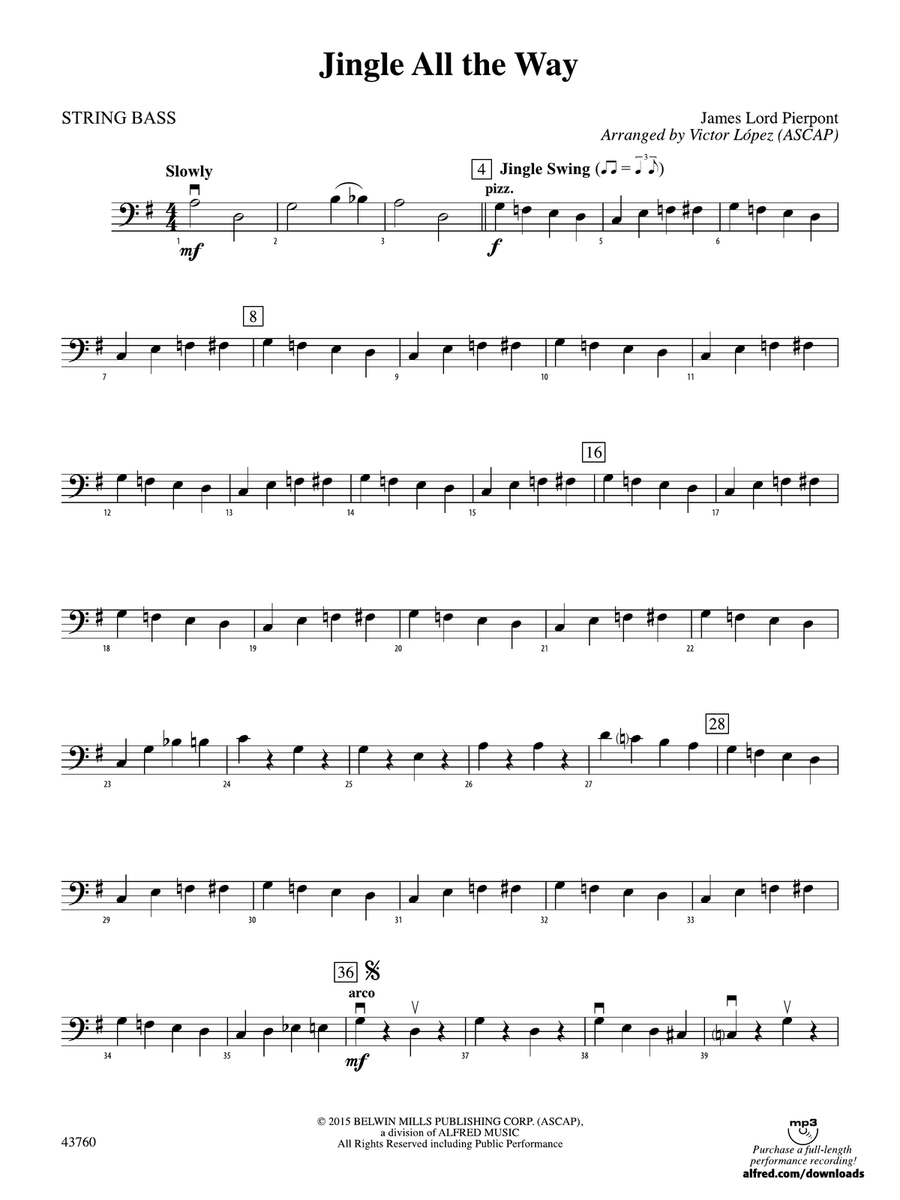 Jingle All the Way: String Bass