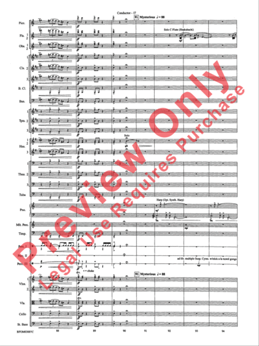 Inchon Full Orchestra scores gallery preview page 22