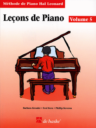 Book cover for Piano Lessons Book 5 – French Edition