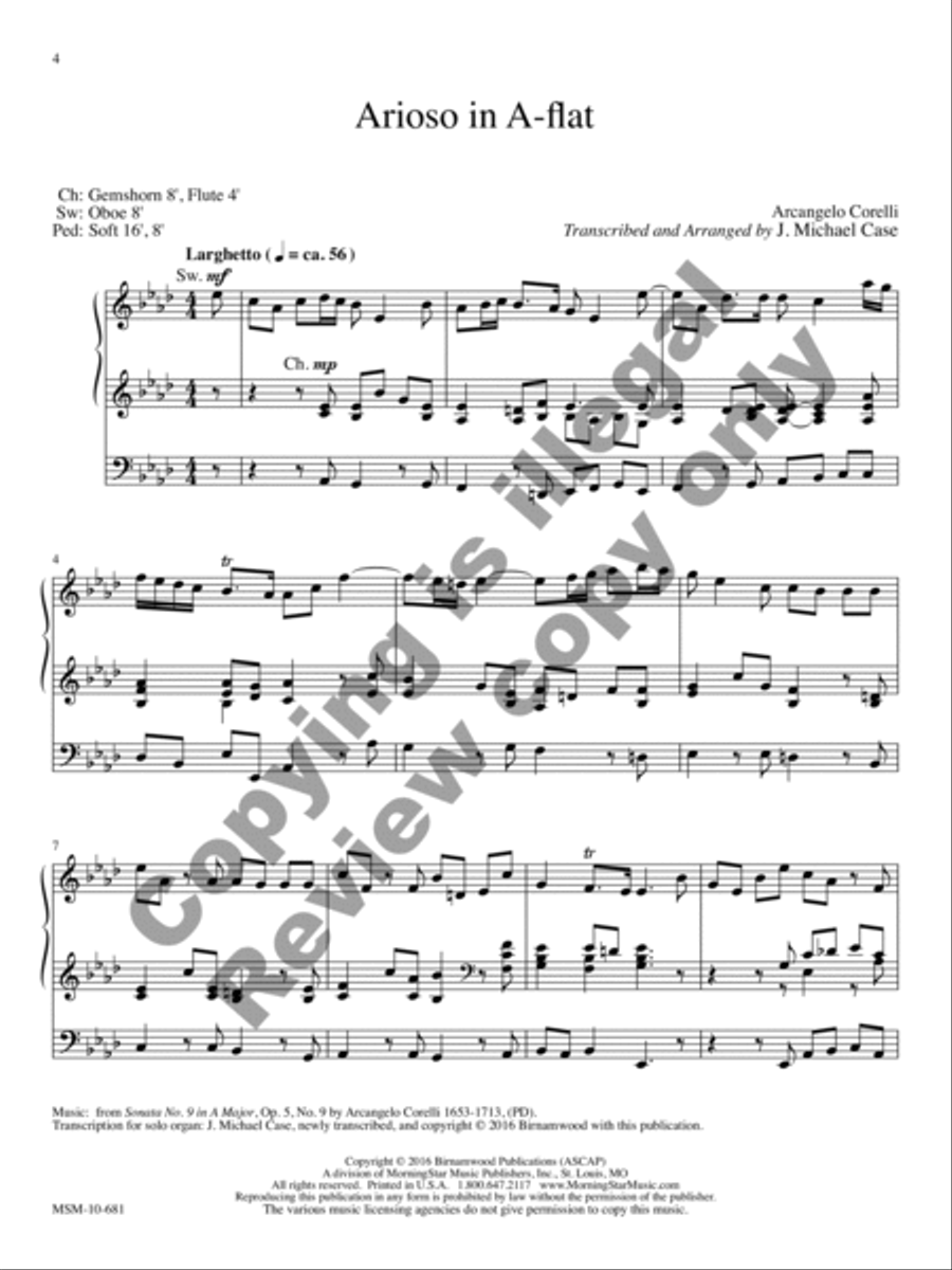 10 Transcriptions & Arrangements for Organ, Volume 1 Organ scores gallery preview page 14