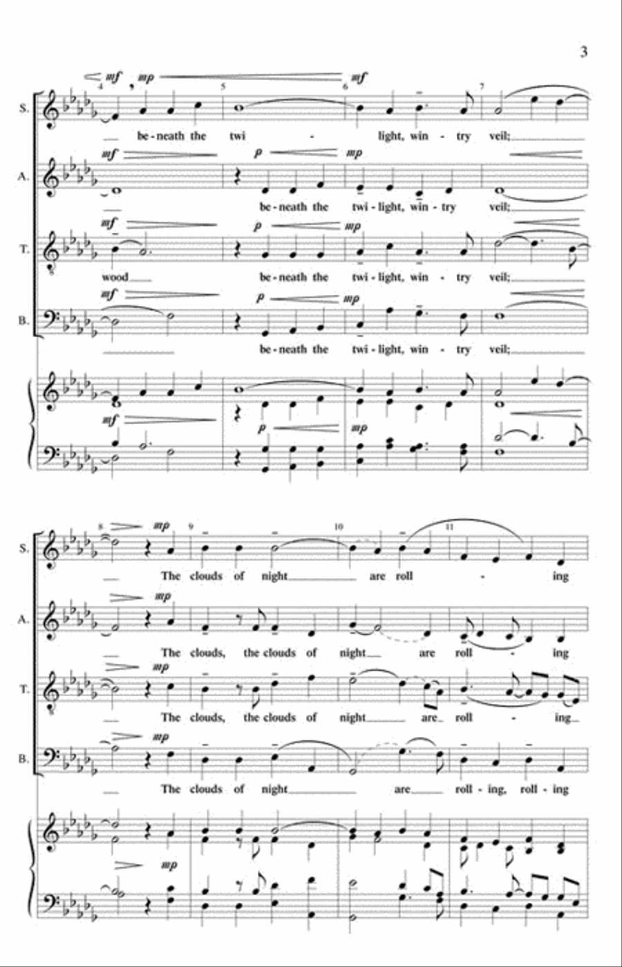 Snowflake 4-Part scores gallery preview page 3