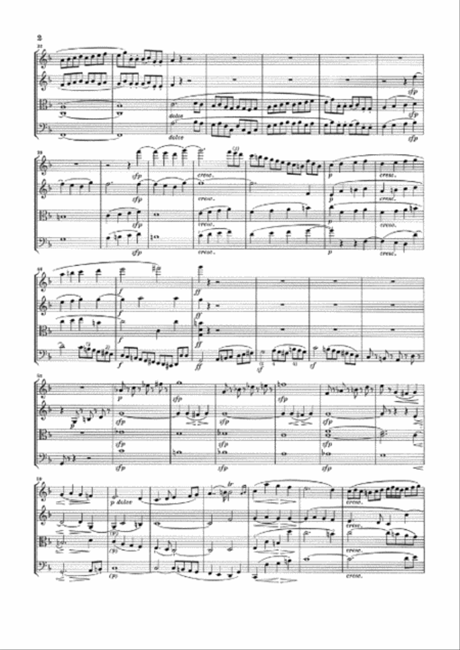 String Quartets Op. 59, 74, 95 String Quartet scores gallery preview page 3