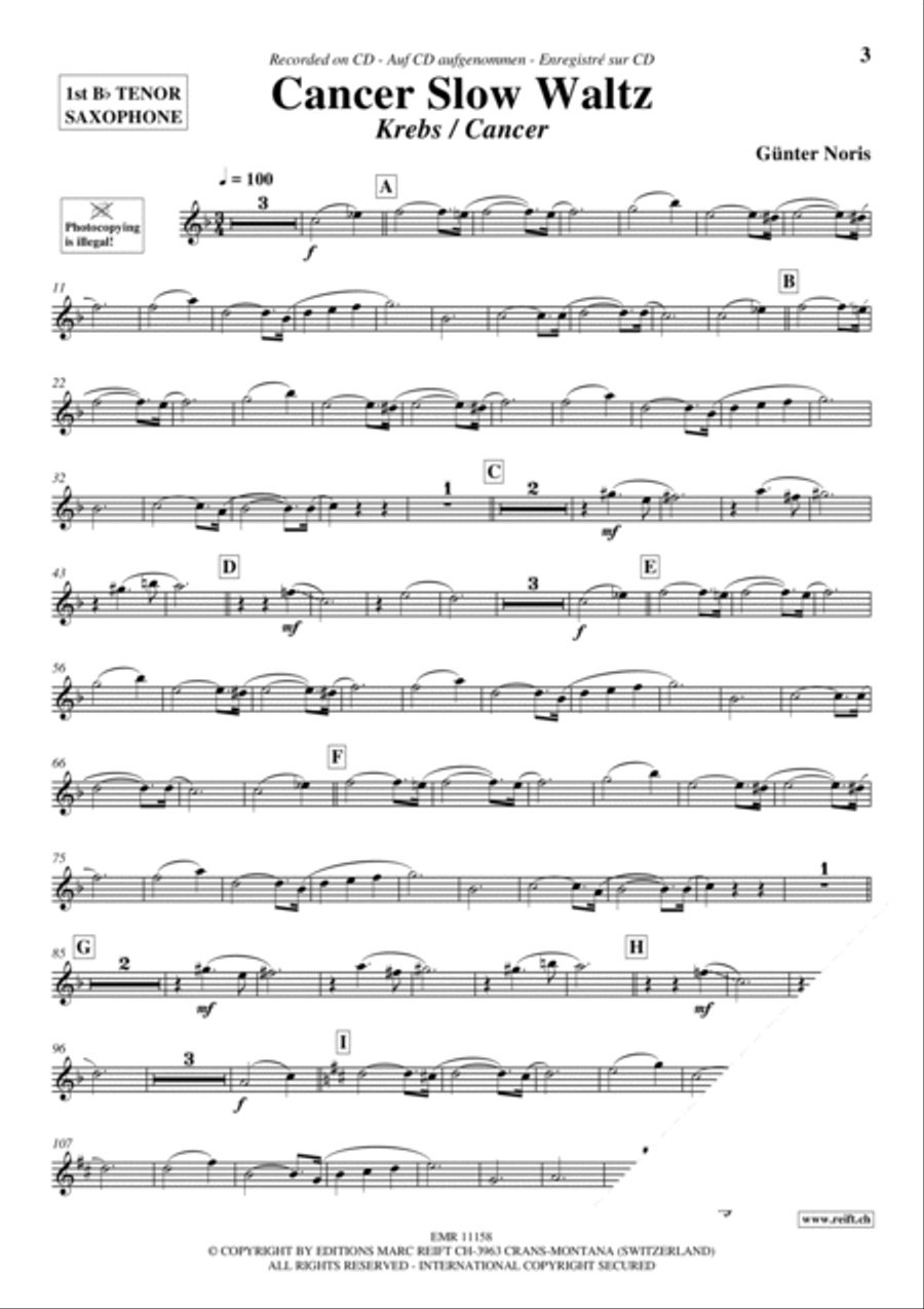 Play The 1st Tenor Sax With The Ballroom Dance Orchestra Vol. 2 Tenor Saxophone scores gallery preview page 4