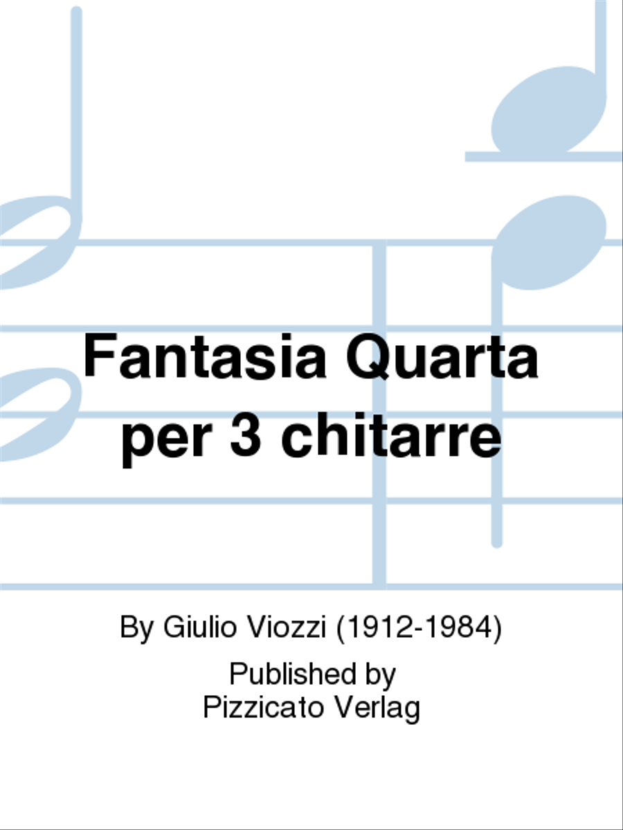 Fantasia Quarta per 3 chitarre Guitar Ensemble scores gallery preview page 1