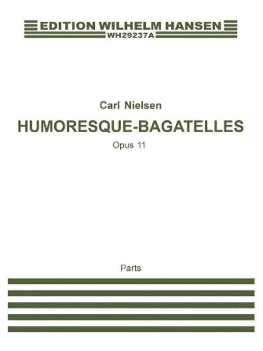 Humoresque Bagatelles Op.11 Woodwind Quartet scores gallery preview page 1