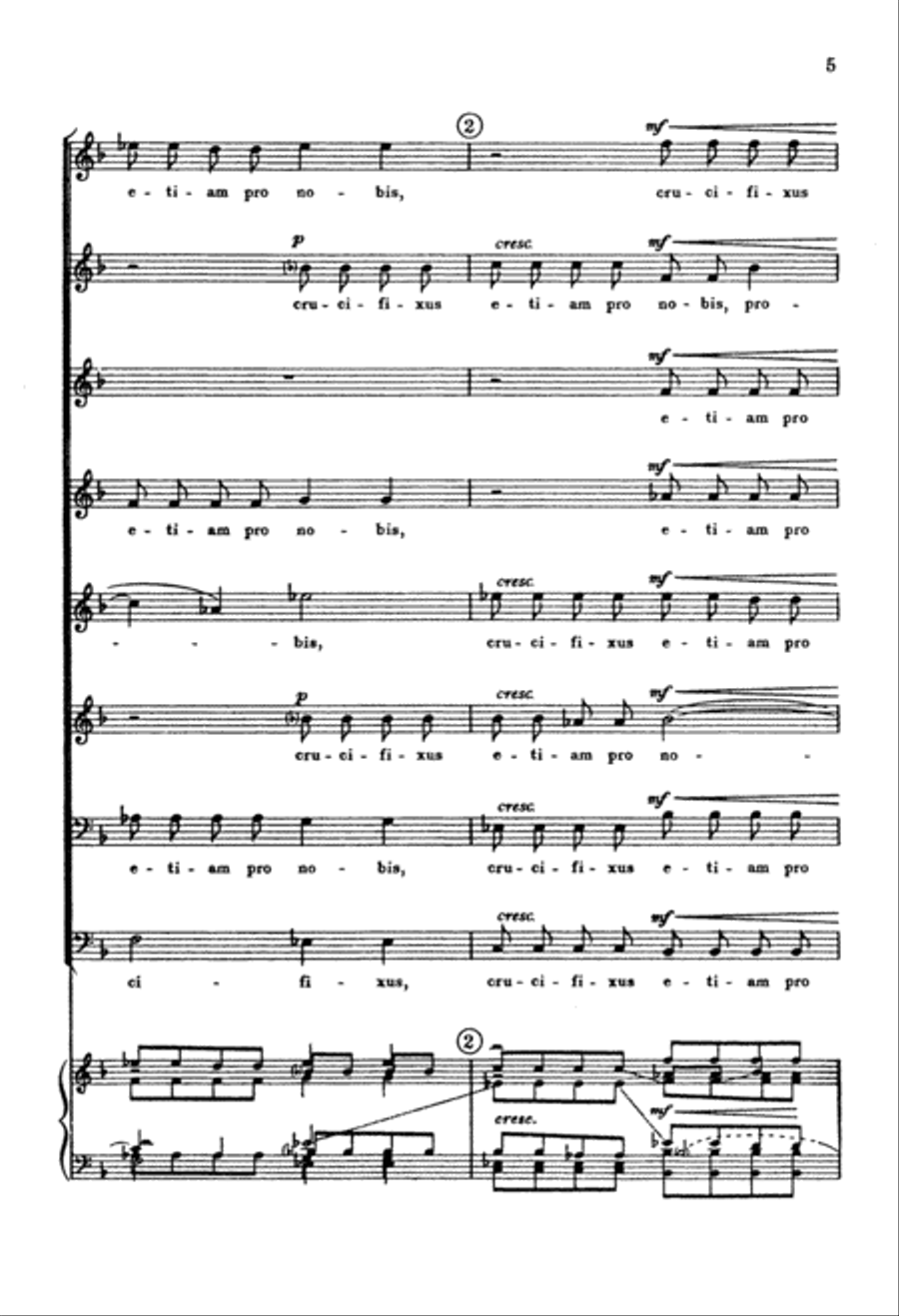 Crucifixus Divisi scores gallery preview page 5