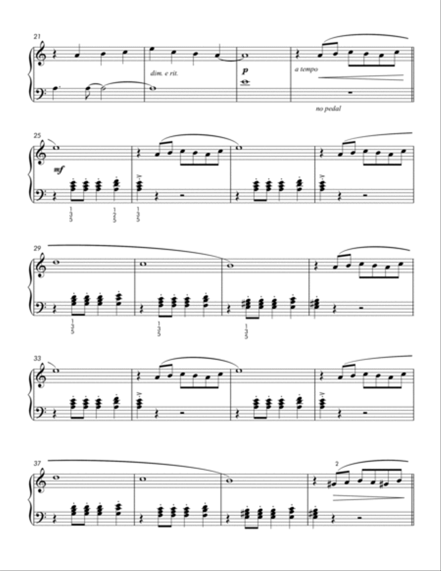 Spanish Dance (2024 Extended Remix) Easy Piano scores gallery preview page 3
