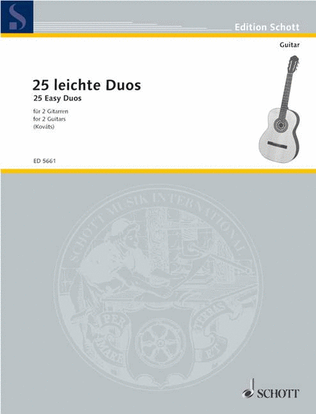 Book cover for 25 easy Duets
