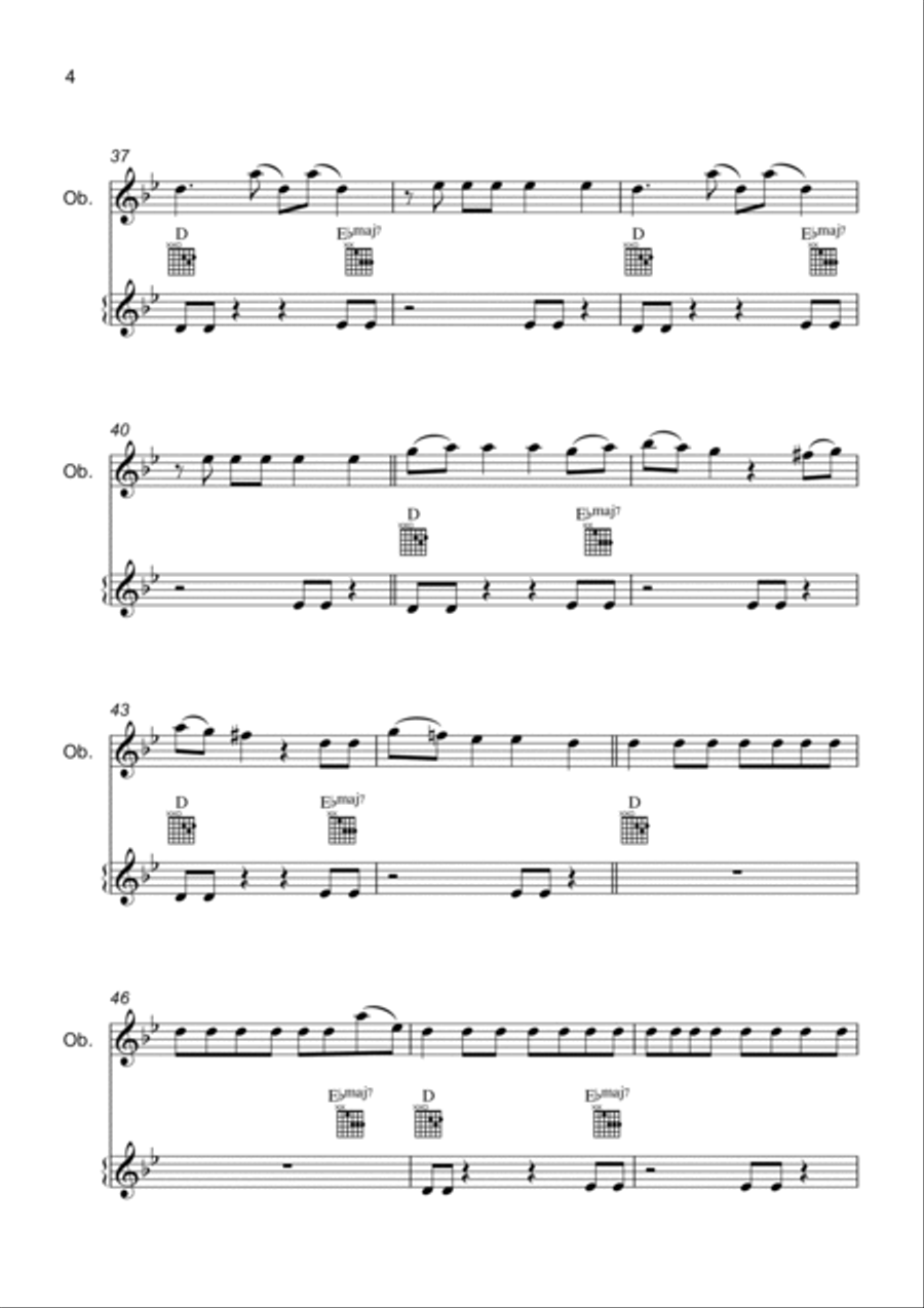 Unholy Piano scores gallery preview page 4