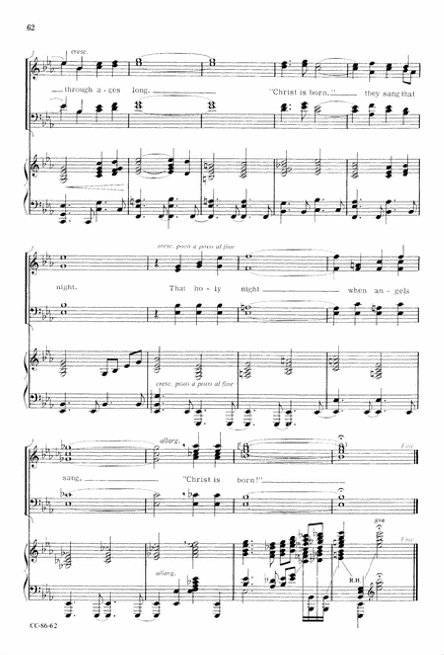 Angels' Song 4-Part scores gallery preview page 64