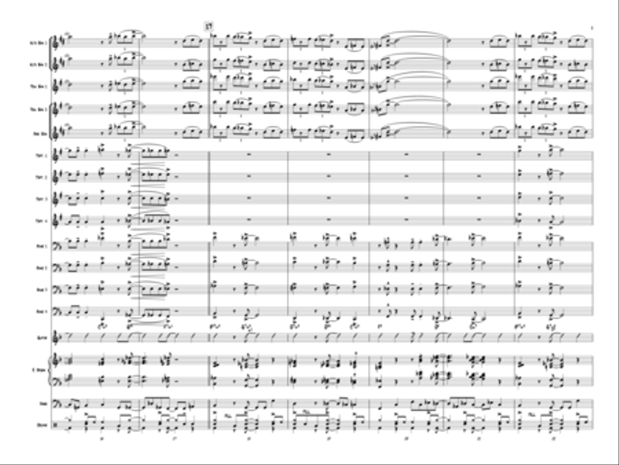 Sax Education Jazz Ensemble scores gallery preview page 4