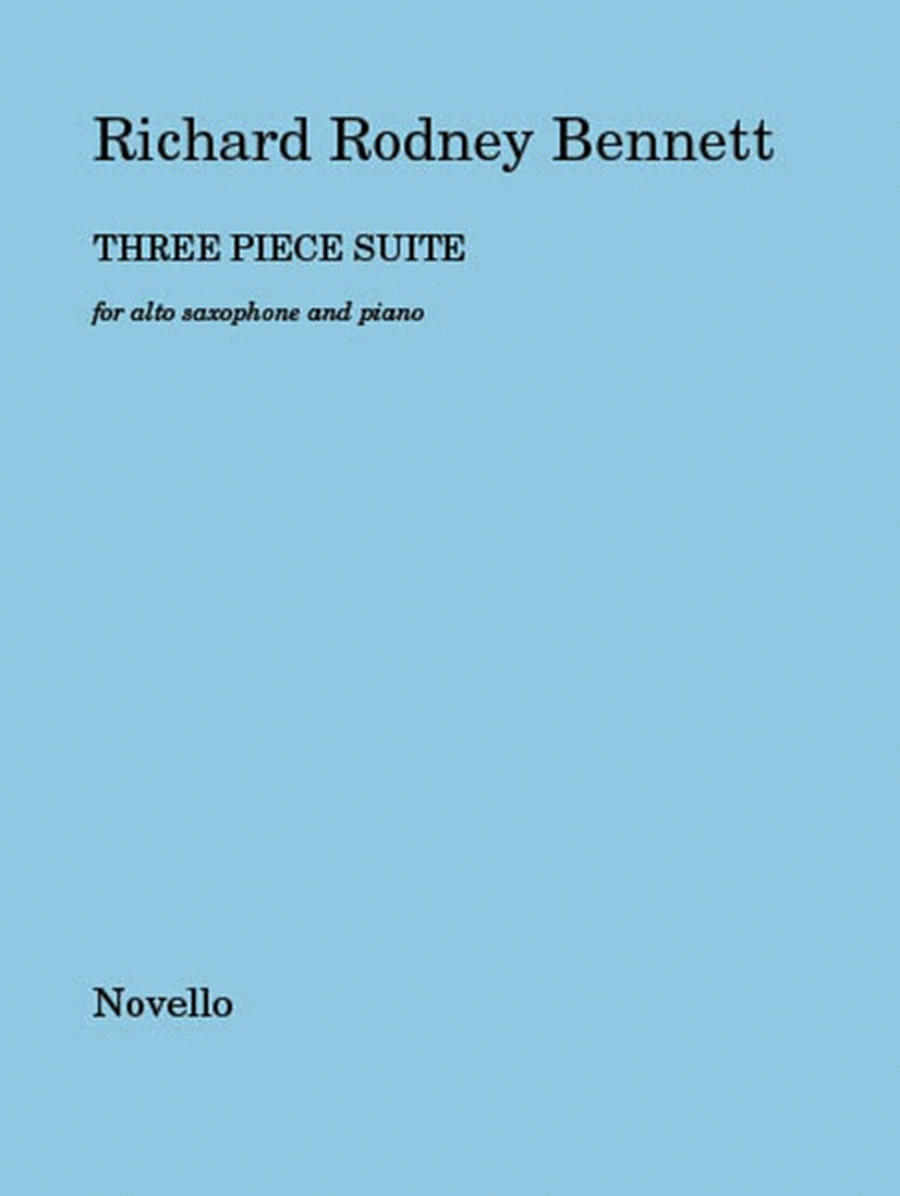 Bennett 3 Piece Suite Alto Sax & Piano