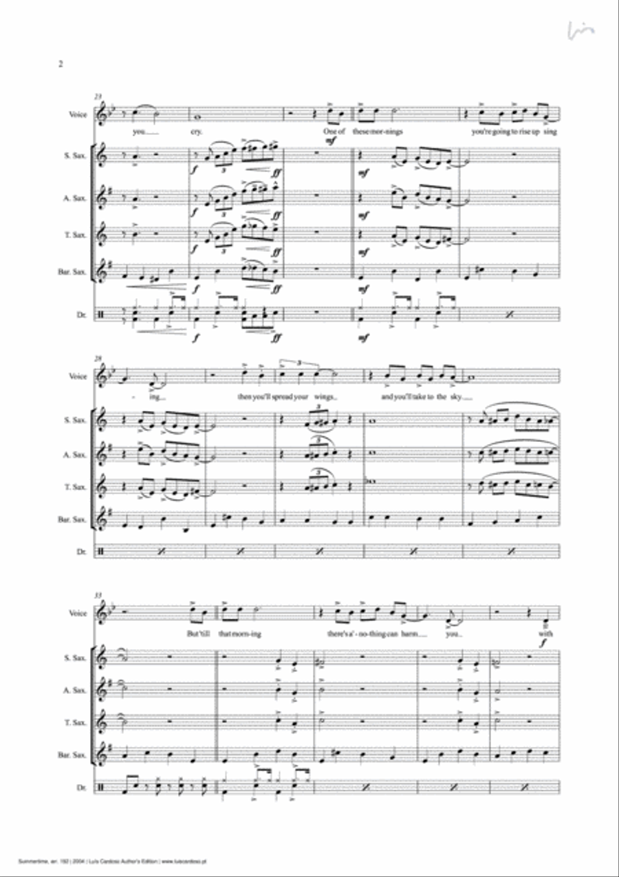 Summertime Summertime Small Ensemble scores gallery preview page 4