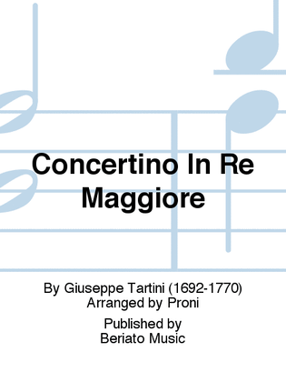 Concertino In Re Maggiore