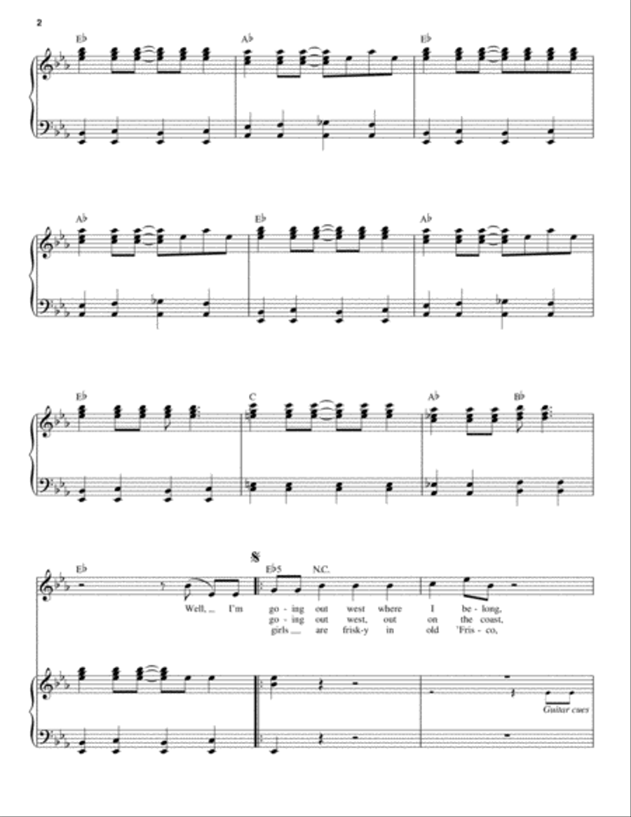 California Sun Piano scores gallery preview page 2