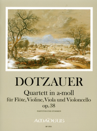 Book cover for Quartet A minor op. 38