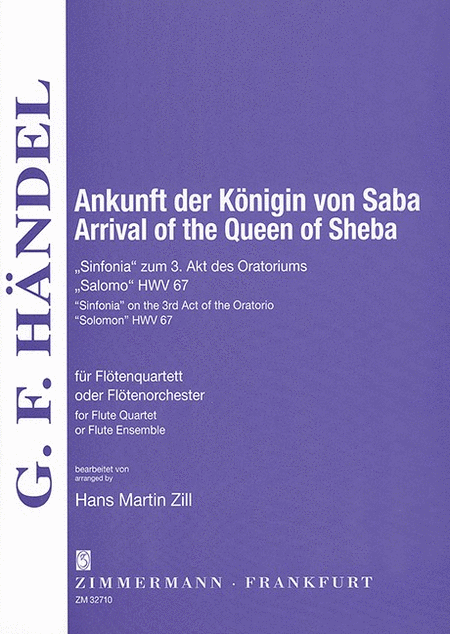 Arrival of the Queen of Sheba HWV 67