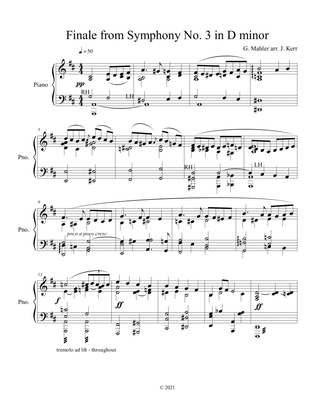 Symphony No. 3 in D Minor - Movement VI - Finale