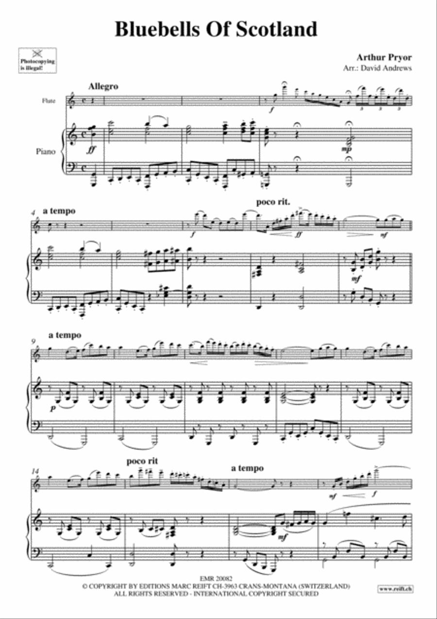 Bluebells Of Scotland Flute Solo scores gallery preview page 3