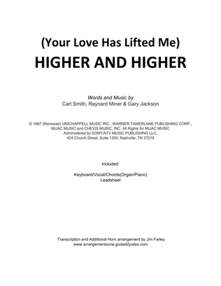 (your Love Has Lifted Me) Higher And Higher