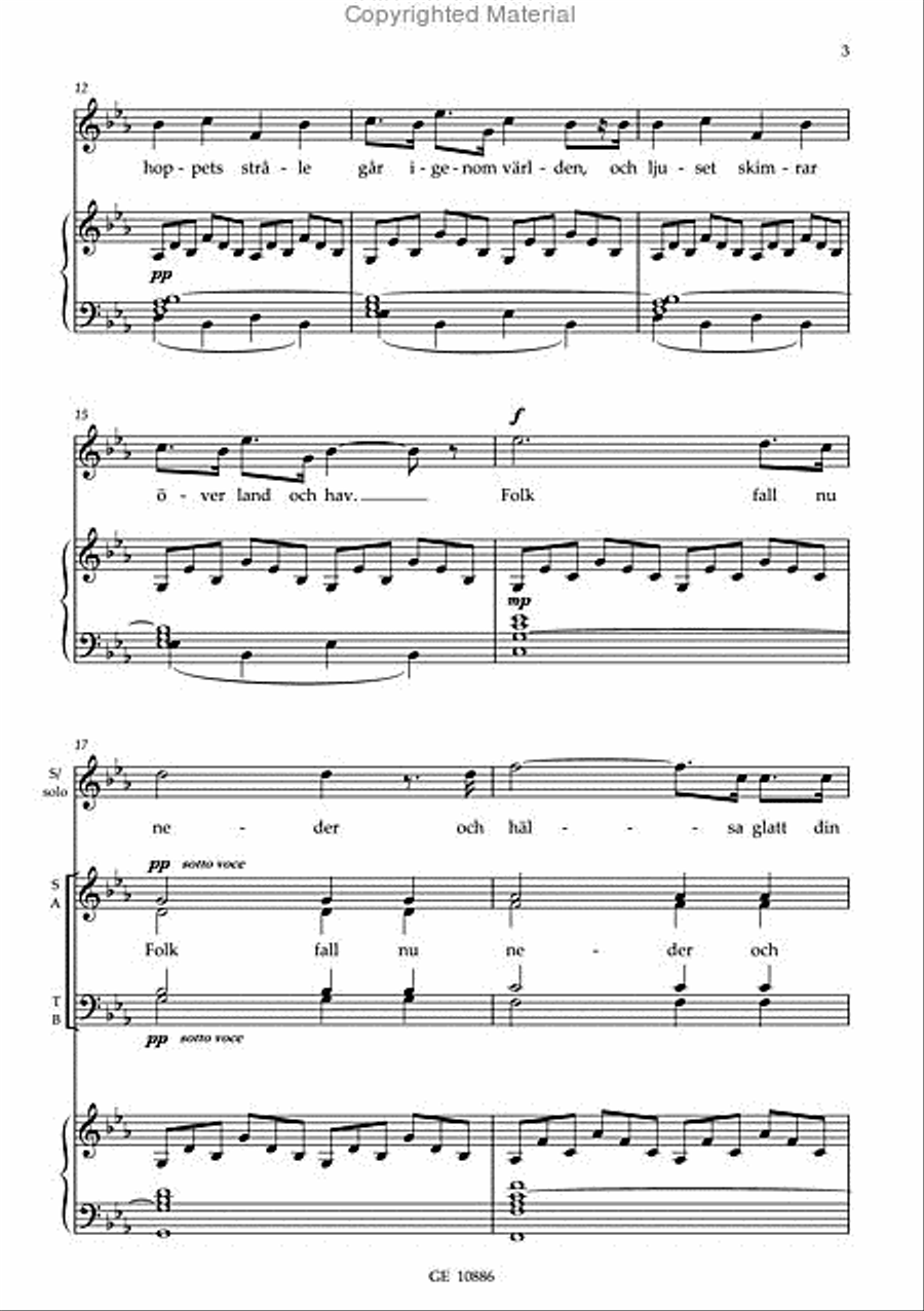 O helga natt 4-Part scores gallery preview page 3