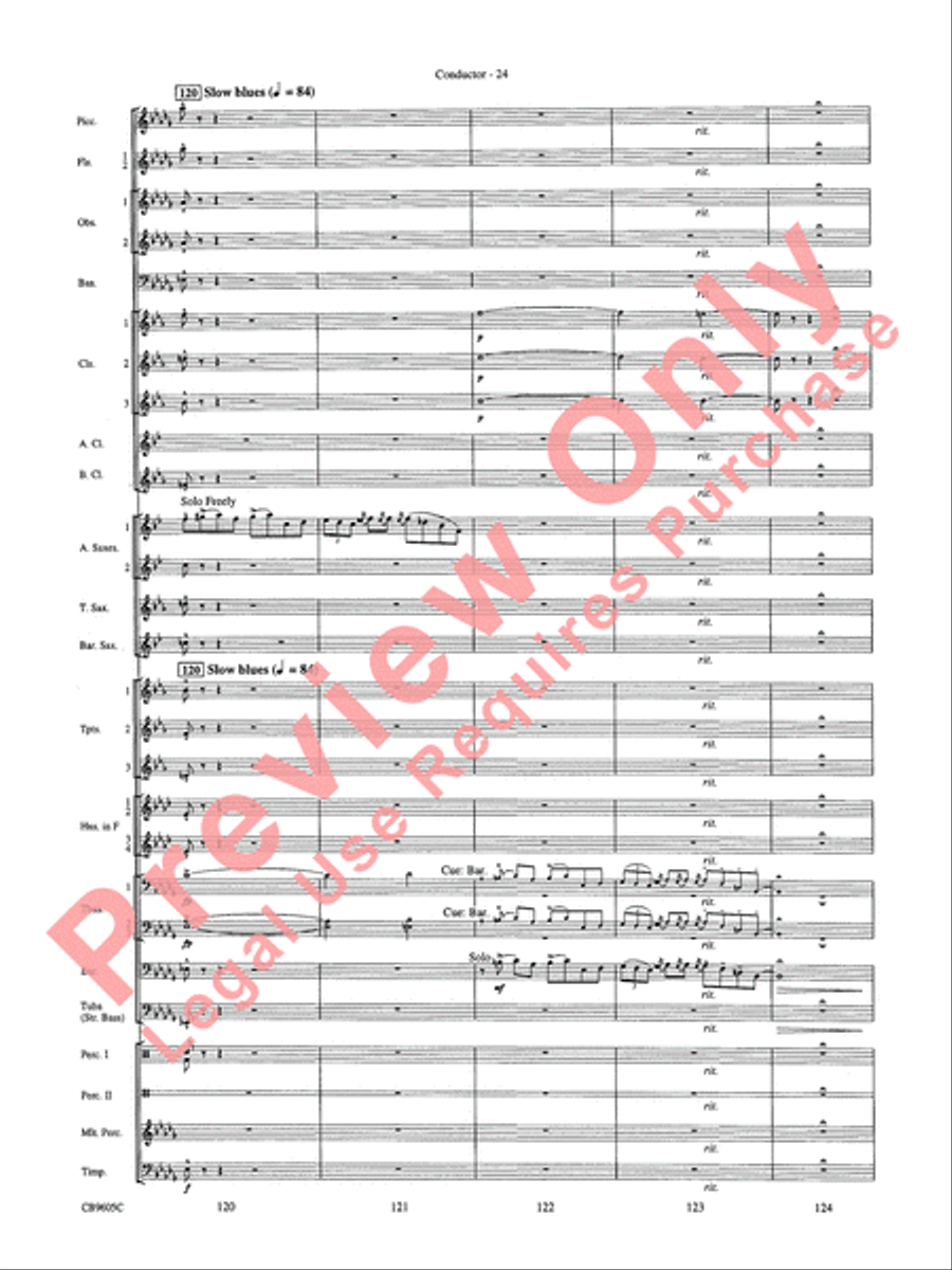 The Symphonic Gershwin The Symphonic Gershwin Concert Band scores gallery preview page 28