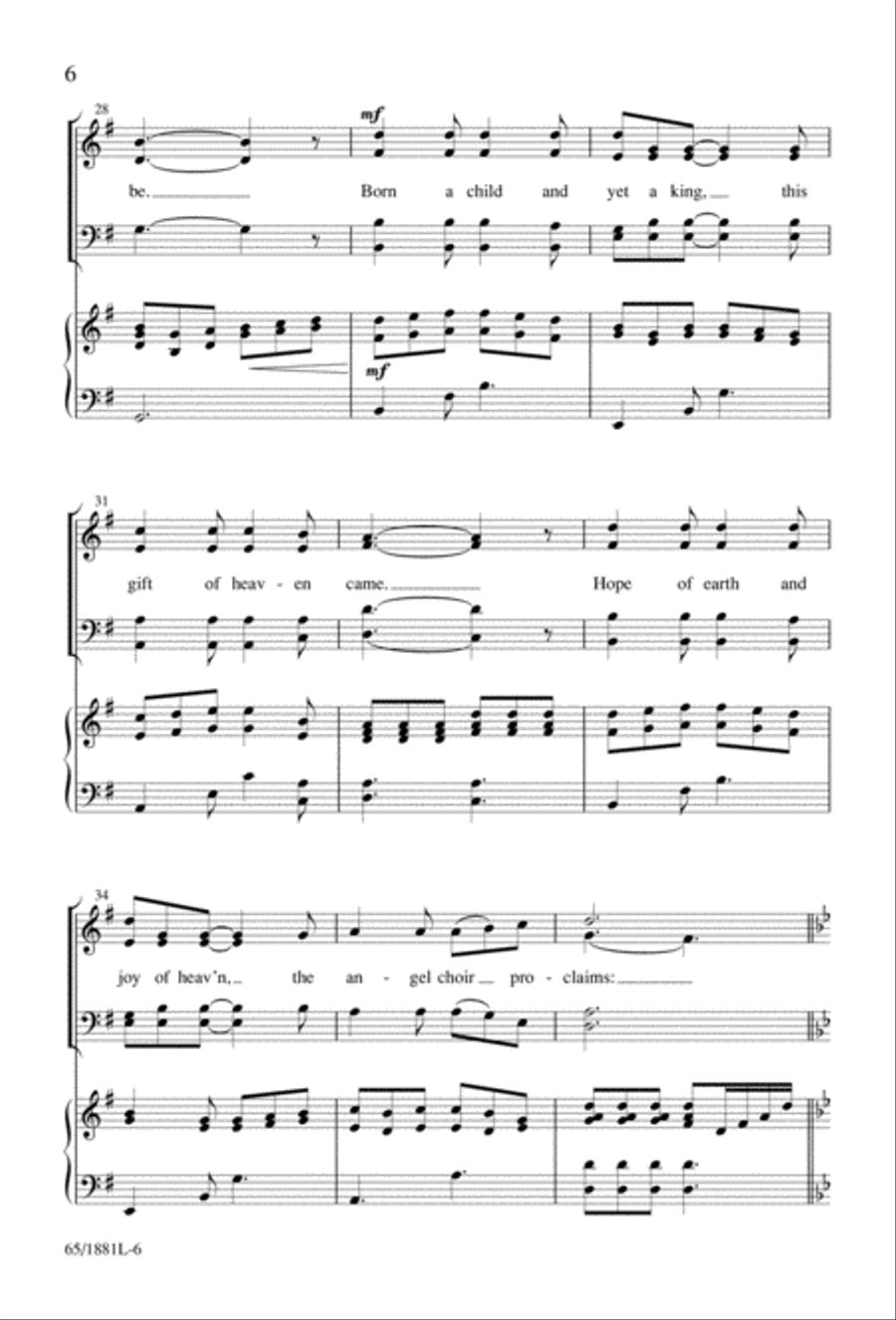 A Very Special Night A Very Special Night Unison Choir scores gallery preview page 8