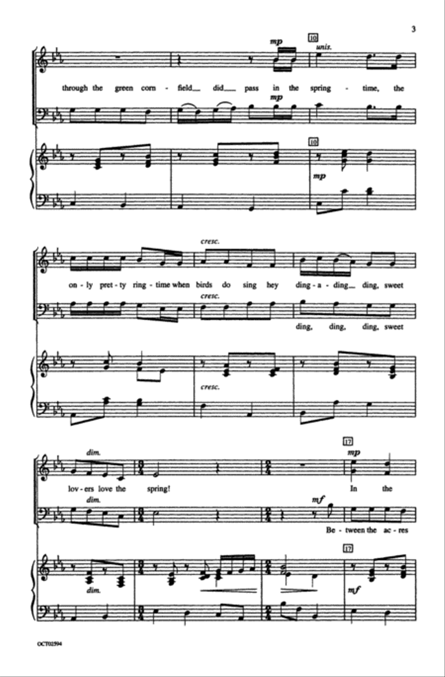 It Was a Lover and His Lass Choir scores gallery preview page 2