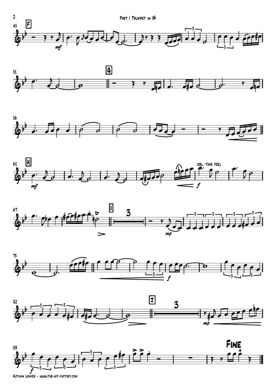 Besame Mucho (Kiss Me Much) Brass Ensemble scores gallery preview page 6