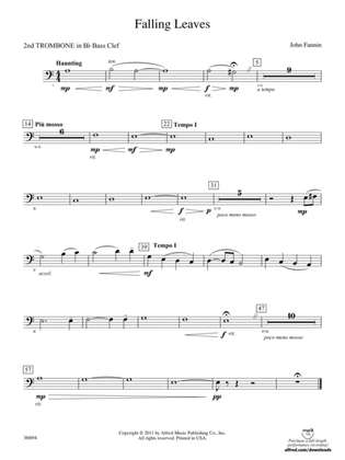 Falling Leaves: (wp) 2nd B-flat Trombone B.C.