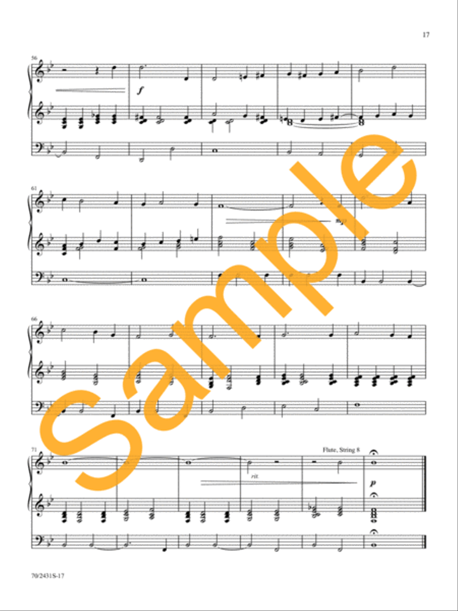 Bring a Torch Bring a Torch Organ Solo scores gallery preview page 12