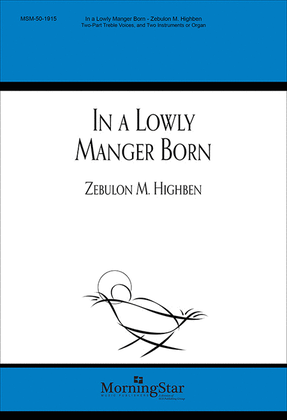 Book cover for In a Lowly Manger Born
