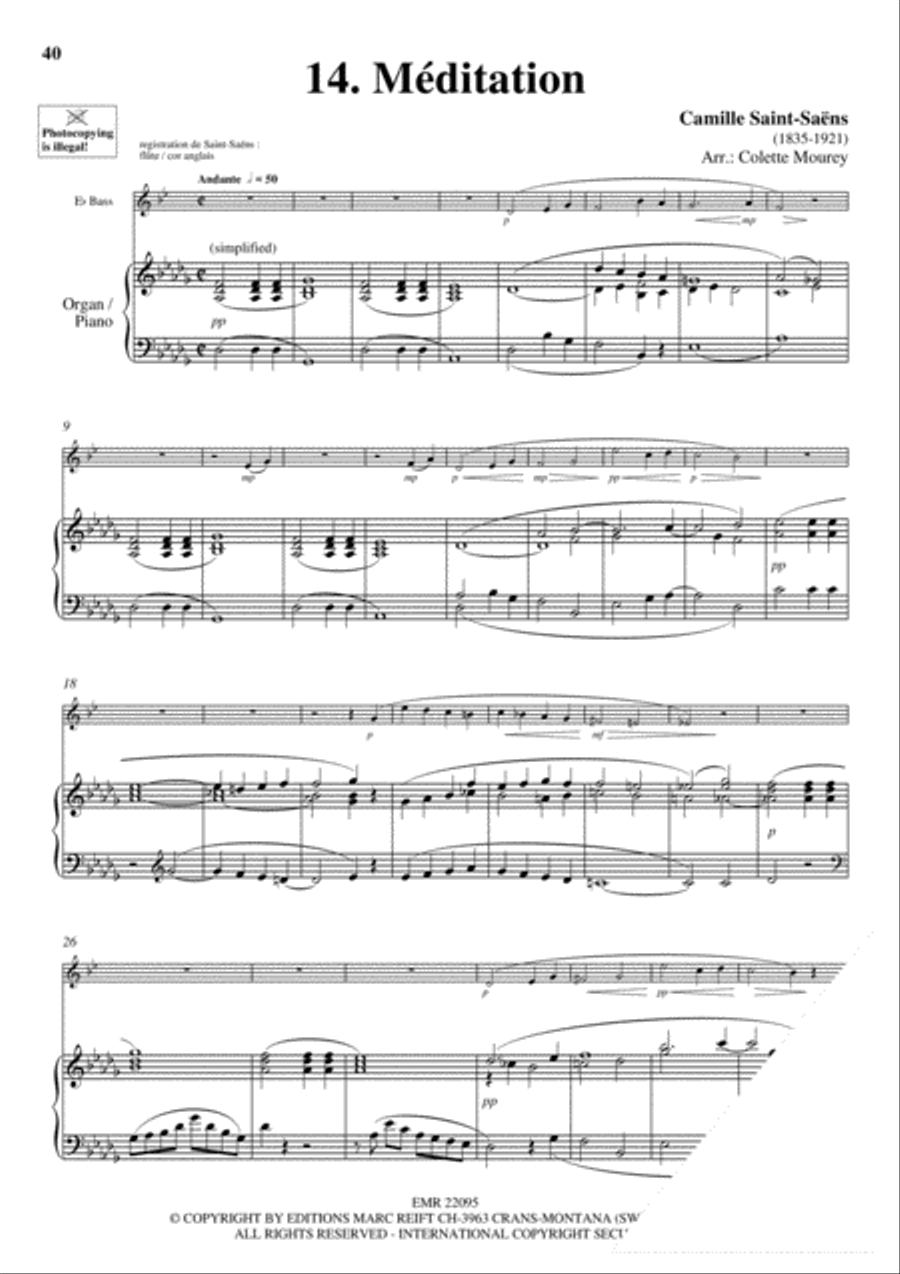 20 Greatest Meditations 20 Greatest Meditations Voice Solo scores gallery preview page 16