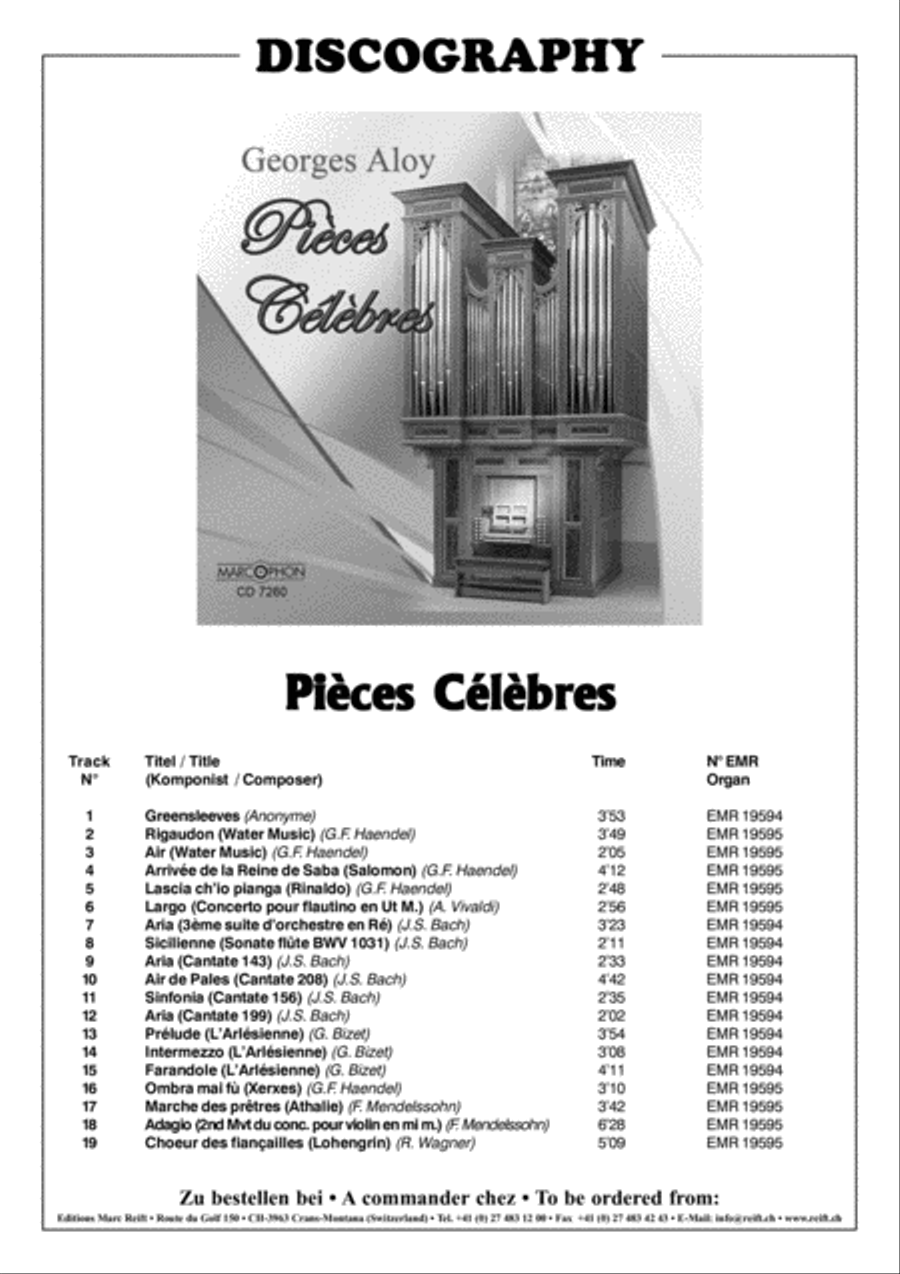 24 Pieces celebres Volume 1 Organ scores gallery preview page 3