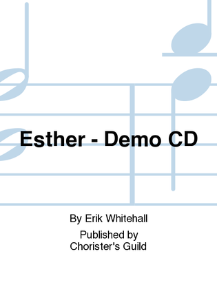 Book cover for Esther Demonstration CD