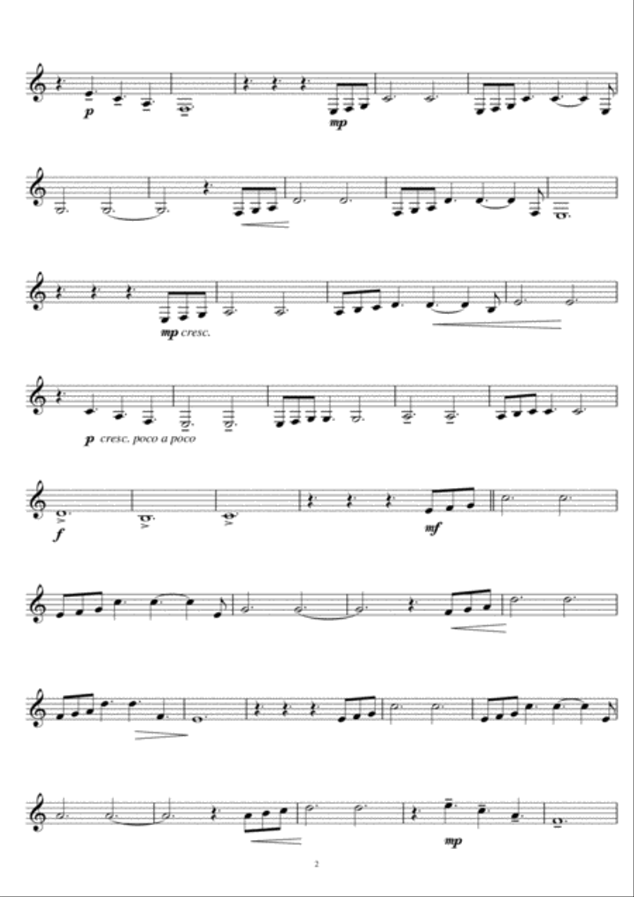 Getting To Know You (from The King And I) Clarinet Solo scores gallery preview page 2