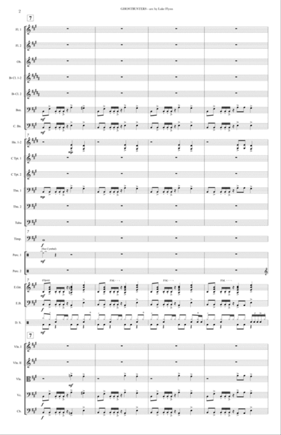 Ghostbusters Full Orchestra scores gallery preview page 4