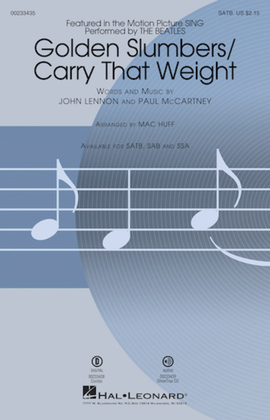 Book cover for Golden Slumbers/Carry That Weight