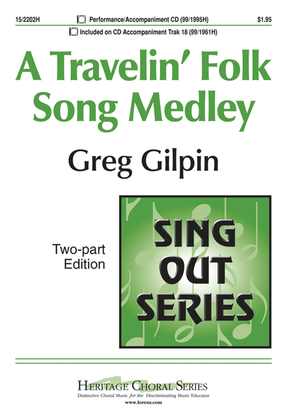 Book cover for A Travelin' Folk Song Medley
