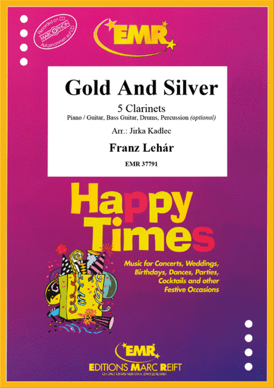 Gold And Silver Clarinet scores gallery preview page 1