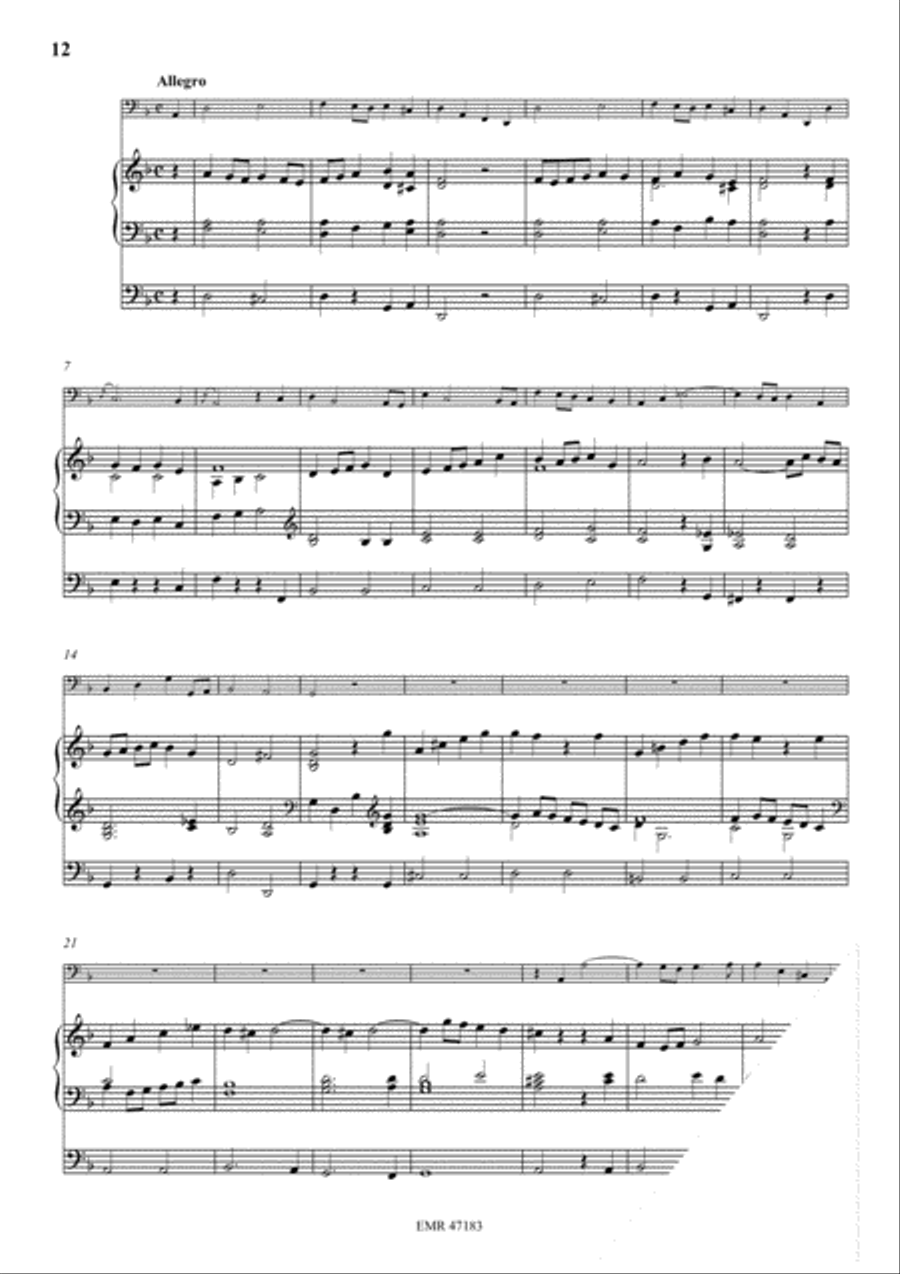 Sonata XI Trombone scores gallery preview page 6
