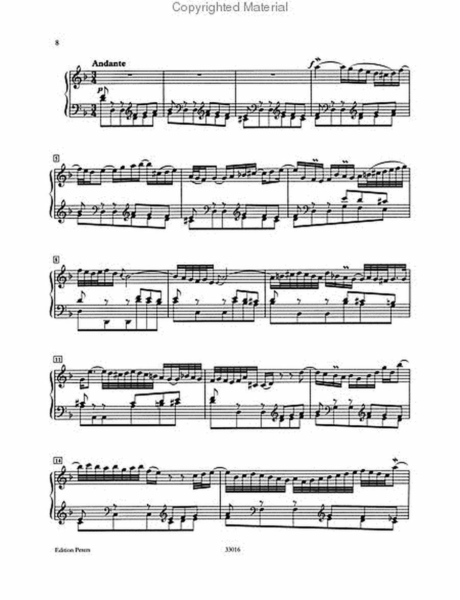 Italian Concerto BWV 971 for Piano