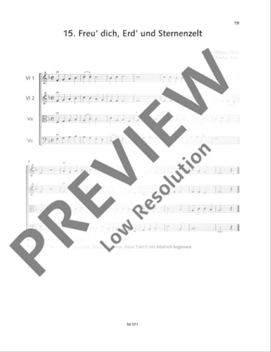 Oh du fröhliche Oh du fröhliche String Quartet scores gallery preview page 20
